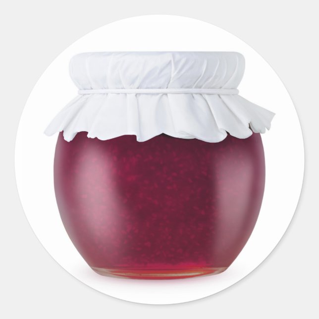 Sticker Rond Confiture Blackberry (Devant)