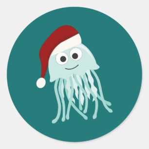 Sticker Rond Confiture de Noël