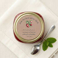 Confiture empaquetée avec Amour Fraise Conflit Mar