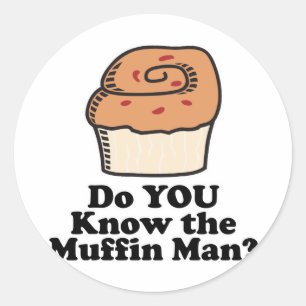 Sticker Rond connaître le muffin