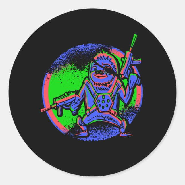 Sticker Rond Connecteur de balise laser (Devant)