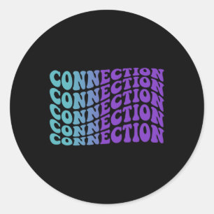 Sticker Rond Connexe Suicide Prevention Mental Health