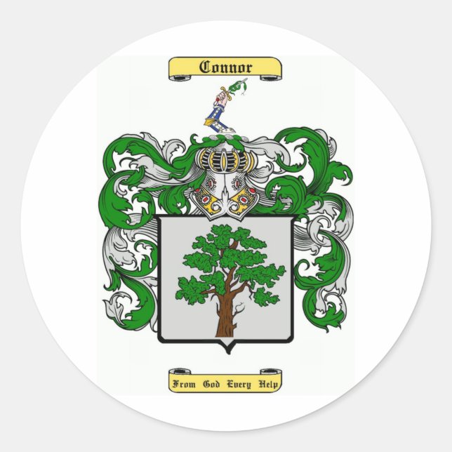 Sticker Rond connor (Devant)