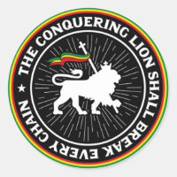 Conquering Lion Shall Break Every Chain Rasta