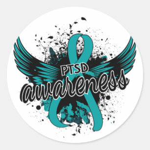 Sticker Rond Conscience 16 de PTSD