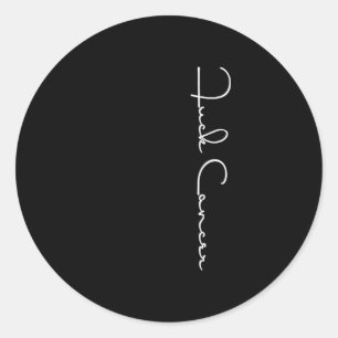 Sticker Rond Conscience contre le cancer sensibilisation au can