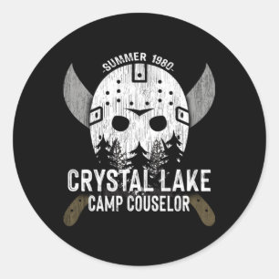 Sticker Rond Conseiller de camp de Crystal Lake Hockey