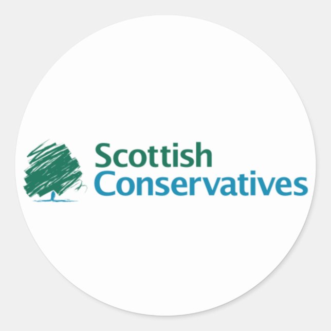 Sticker Rond Conservateurs écossais (Devant)