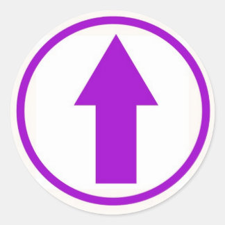 Sticker Rond Conserver à l'influence - Violet