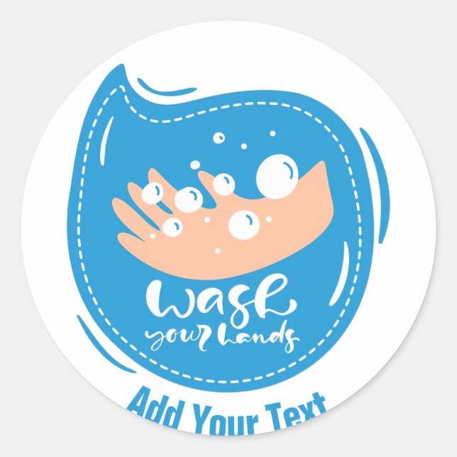 Sticker Rond Conserver ou concevoir votre propre (Devant)