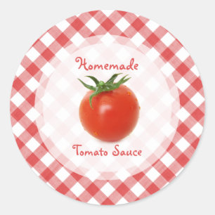 Sticker Rond Conserves de Sauce Tomate