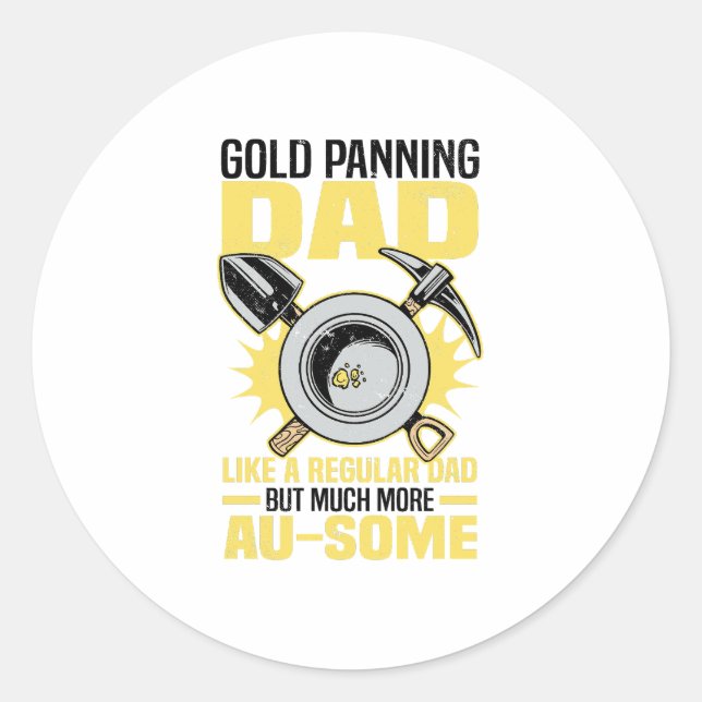 Sticker Rond Consommation d'or (Devant)