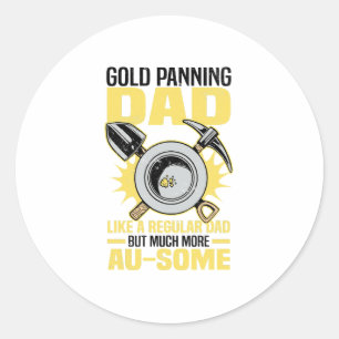 Sticker Rond Consommation d'or