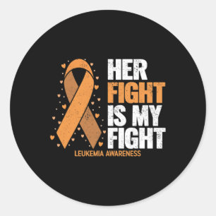 Sticker Rond Constater que son combat est mon combat contre la