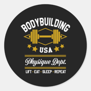 Sticker Rond Construction Du Corps Pour Et