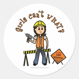 Sticker Rond Construction légère