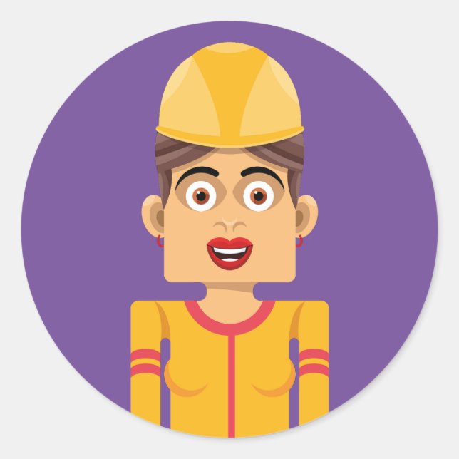 Sticker Rond Constructora (Devant)