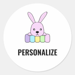 Sticker Rond Contemporain, élégant et modifiable