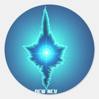 Sticker Rond Content Crown : Illuminez votre avenir brillant!"