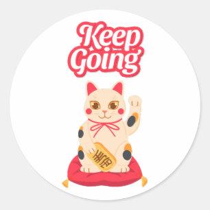 Sticker Rond Continuez