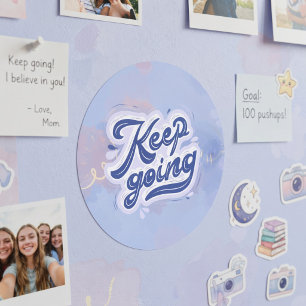 Sticker Rond Continuez