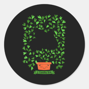 Sticker Rond Continuez à grandir 2 Timothée 3 14 Inspiration ch