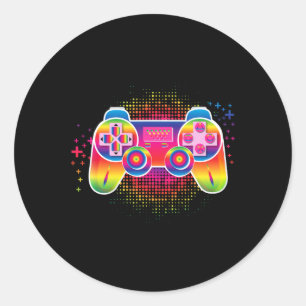 Sticker Rond Contrôleur de jeu vidéo