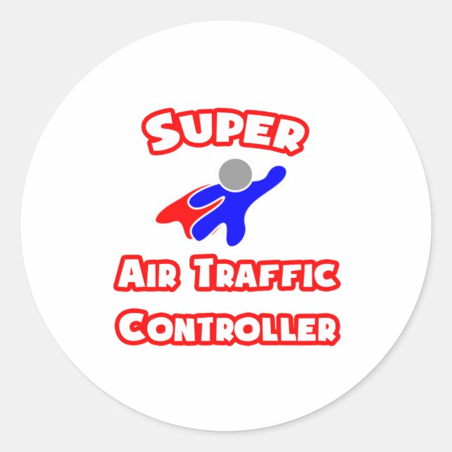 Sticker Rond Contrôleur Super Air (Devant)