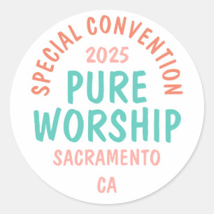 Sticker Rond Convention spéciale de 2025   JW