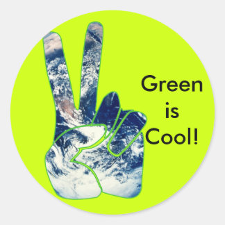 Sticker Rond Convivial pour la Terre