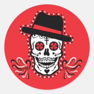 Sticker Rond Cookers VooDoo (rouge)
