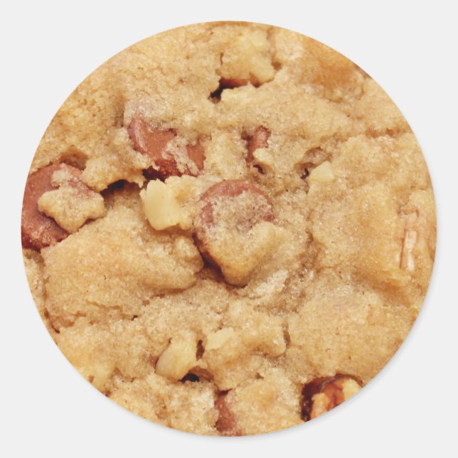 Sticker Rond Cookie à chips au chocolat (Devant)