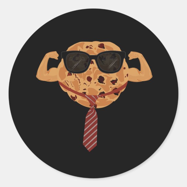 Sticker Rond Cookie dur - Cool (Devant)