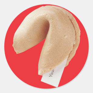 Sticker Rond Cookie Fortune