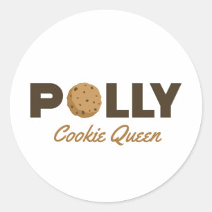 Sticker Rond Cookie Polly Queen