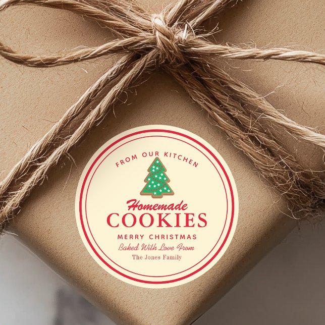 Sticker Rond Cookies maison pain d'épices (Créateur téléchargé)