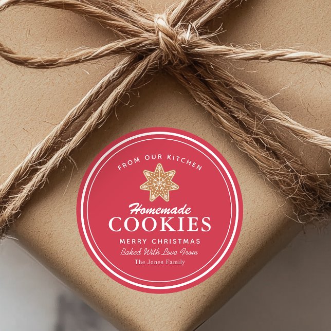 Sticker Rond Cookies maison pain d'épices (Créateur téléchargé)