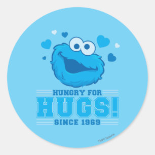 Sticker Rond Cookies Monster