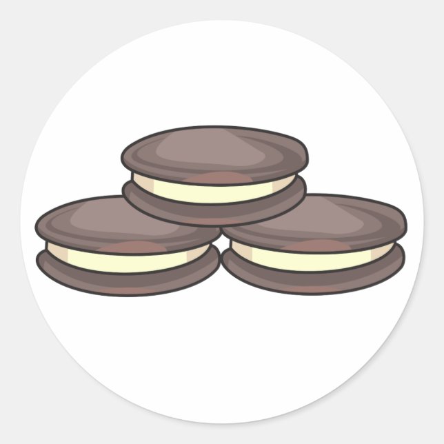 Sticker Rond Cookies sandwich (Devant)