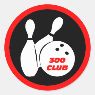 Sticker Rond Cool 300 bowling