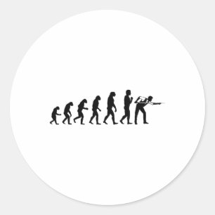 Sticker Rond Cool Billiards Evolution Funny Cue Ll Stick Player