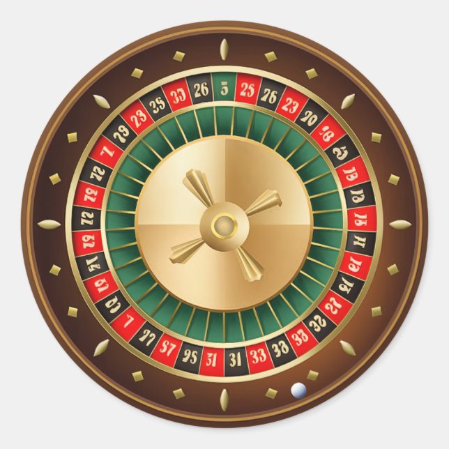 Sticker Rond Cool Casino partie roue (Devant)