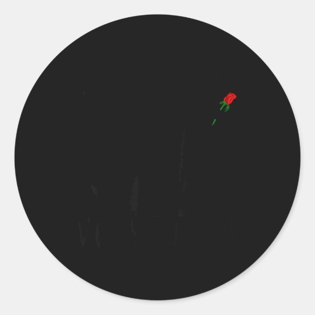 Sticker Rond Cool I Lab You Very Much Valentine's Day Black Lab (Devant)