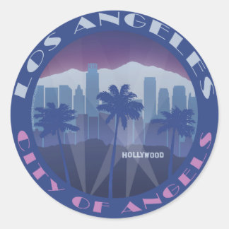 Sticker Rond COOL LA Hollywood
