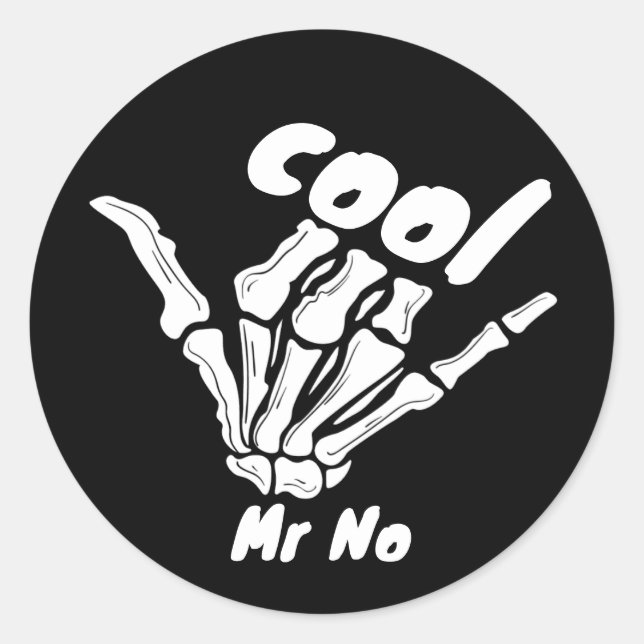 Sticker Rond Cool M. No (Devant)