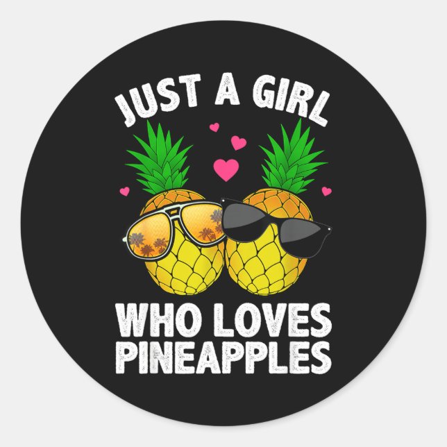 Sticker Rond Cool Ne Art For Women Girls Hawaiian Ne Lover  (Devant)