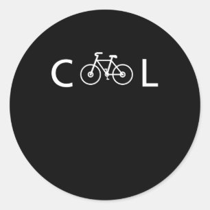 Sticker Rond Cool Vélo Chemise Biyclce Cycologue Cadeau