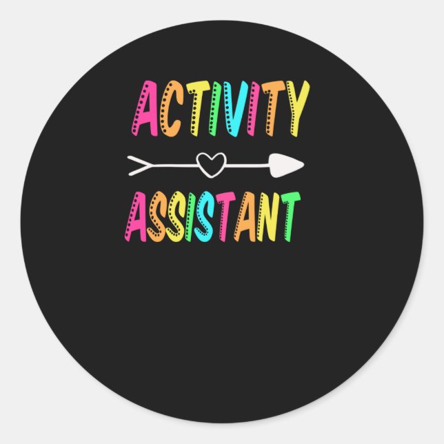 Sticker Rond Coordinateur adjoint d'activité Appréciation (Devant)