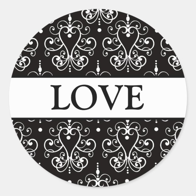 Sticker Rond Coordination des scellés d'enveloppe de lustre car (Devant)