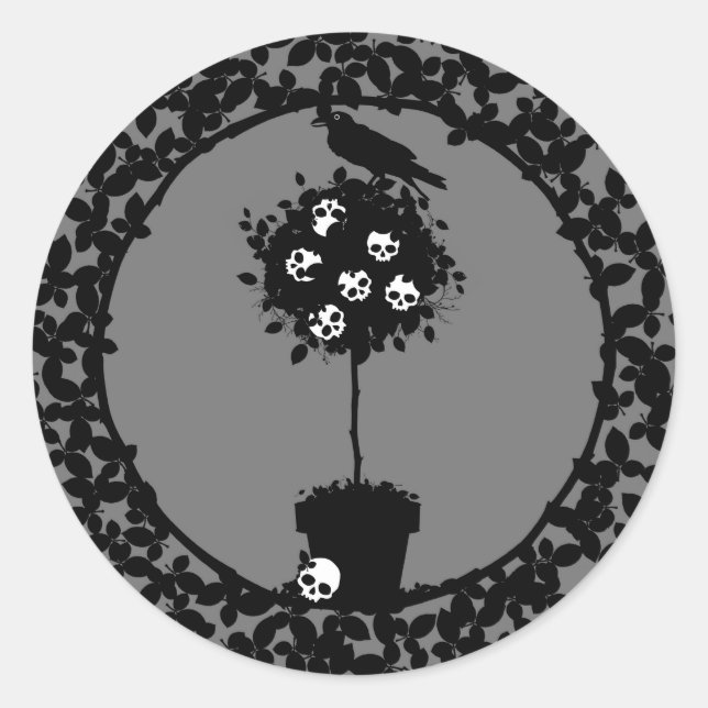 Sticker Rond Coordonnées des opiacés (Devant)